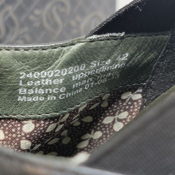 Dansko Women's Arden Clog Size 42 11.5 Black Nappa Leather Slip On Loafer Shoe - Picture 8 of 9